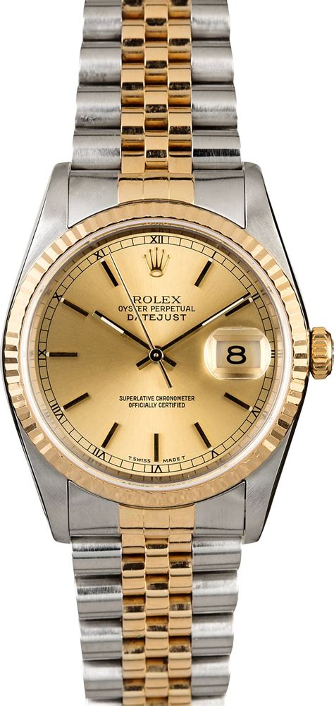 pre owned Rolex Datejust 16233